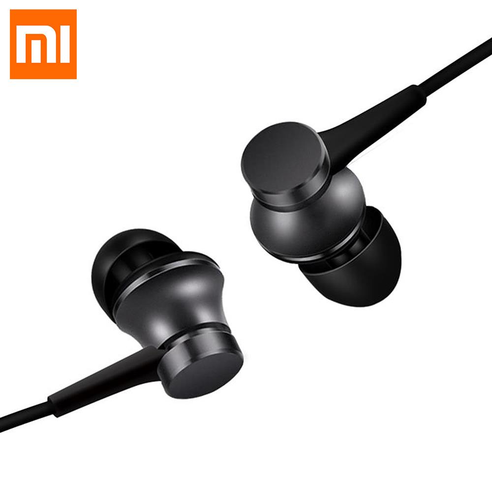 Original Xiaomi Piston 3 auriculares bajos con cable 3,5 MM auriculares deportivos intrauditivos con micrófono para teléfono Xiaomi Samsung Huawei