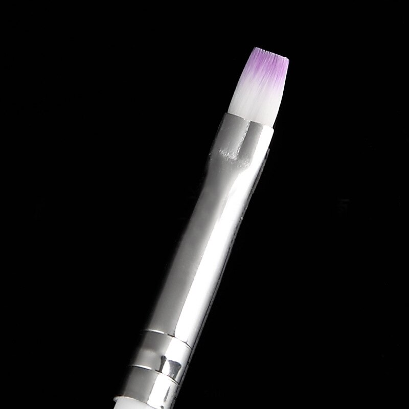 Nagel liner uv kwast schilderen gradiënt tekenen nagel kwasten witte handgreep nail art pen gereedschap