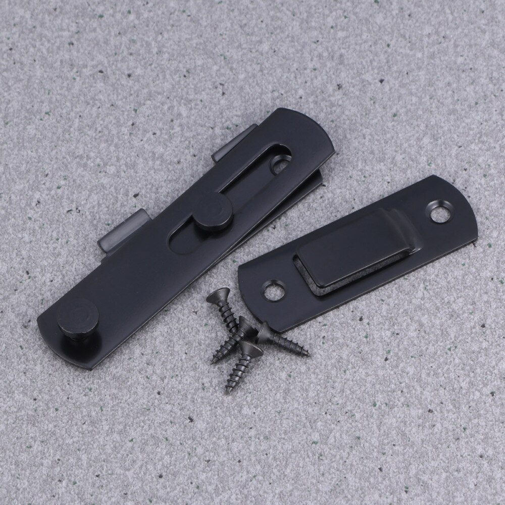 2pcs Stainless Steel Rust-proof Door Hasp Gate Latches Safety Door Lock for Doors Windows Cabinets Gates Furniture