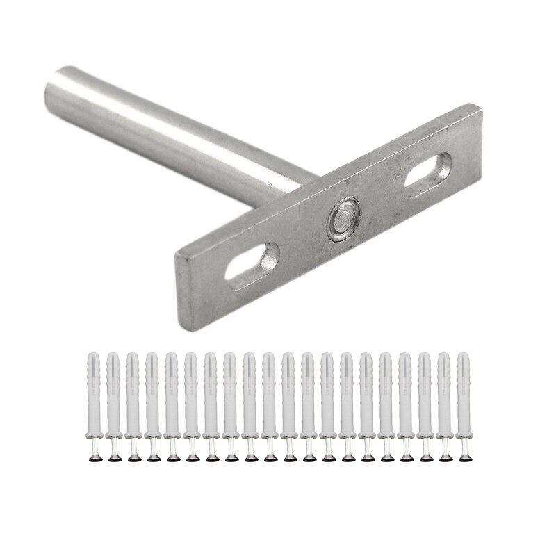 10Pcs Floating Brackets Concealed Mount Invisible Blind Shelf Supports Brackets for Home Wall DIY Wood Shelves