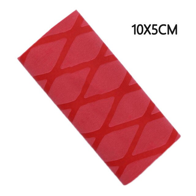 Table Tennis Hand Guard Genuine Racket Heat Shrinkable Hand Rubber Sweat-Absorbing Belt Grip Glue: Red