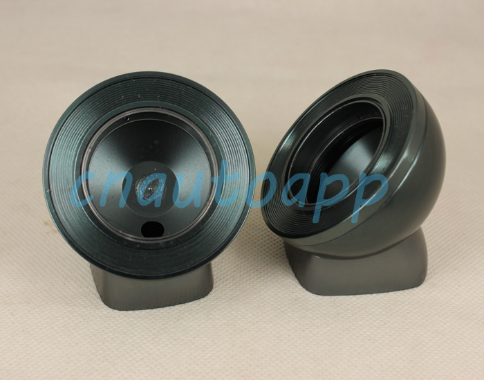 Car Tweeter Aluminium Base Speaker Boxes - Titamium Color ( One Pair )