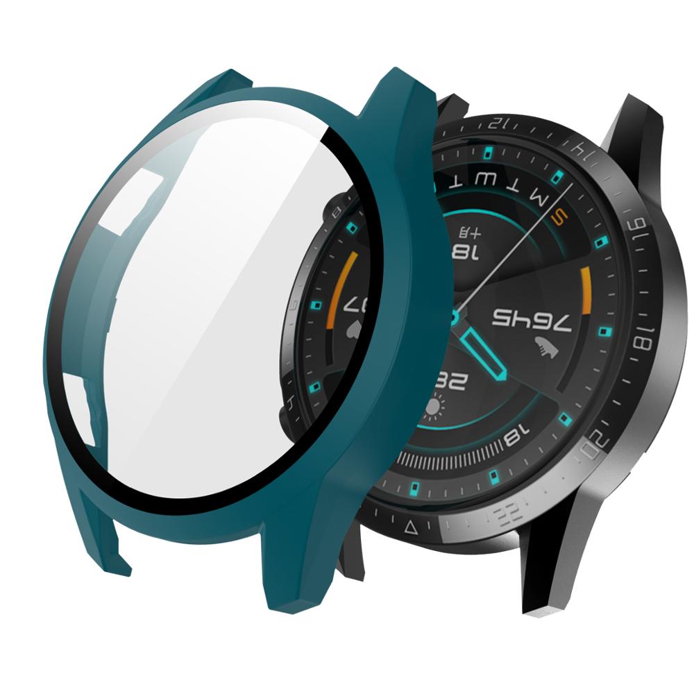 Tempered glass Film Case For Huawei watch GT2 46mm 42mm full Screen protector matte case for huawei Gt 2 42mm cover watch bumper