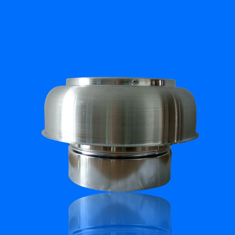 Vejrbestandig svampe luftudluftning tag udluftningshætte dæksel 5 "  / 6 " skorsten hætter dække aluminium selvfarvet afdækningsåbninger tagdæksel