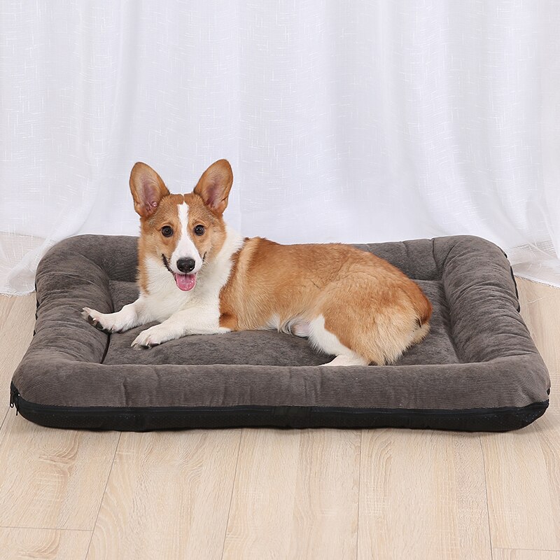 Zachte hondenmand, wasbare hondenmat, bench, kennel, antislip bodem, matras, binnen- en buitenmatras voor grote, middelgrote en kleine katten.