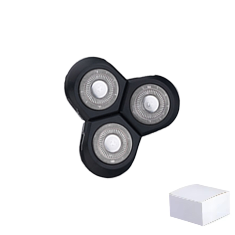 Replaceable 3D 4D 5D 6D 7D 8D 9D Electric Shaver Heads | Nose Trimmer, Hair Clipper & Facial Massage Heads: grey