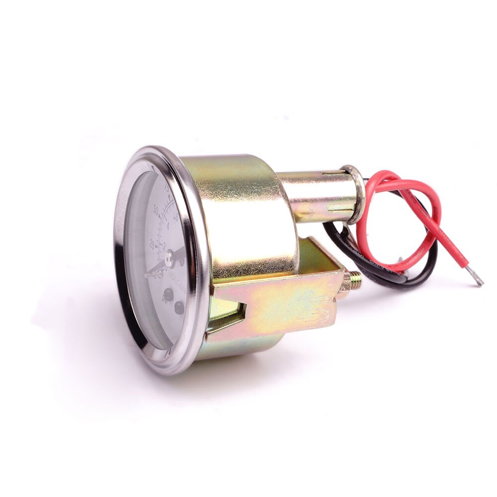 single needle Air gauge 2inch dia.52mm 0-220PSI 12V backlight press gauge mini barometer /pneumatic suspension part