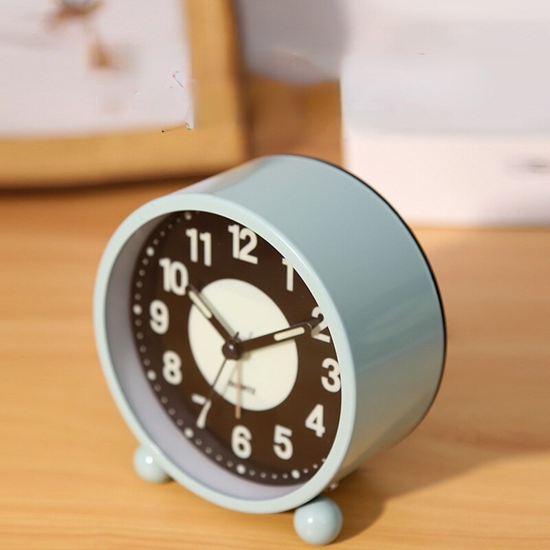 Luminous small alarm clock students use cartoon children mute bedroom Bedside Alarm Clock cute super alarm clock clocks