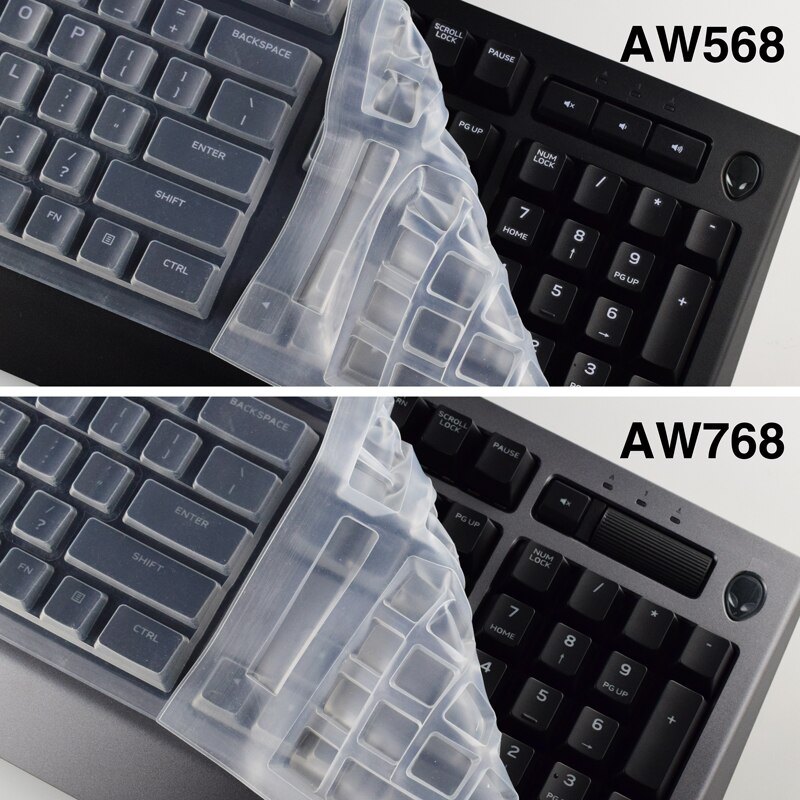 Keyboard Cover Voor Dell Alienware AW768 Mechanische Toetsenbord Computer Volledige Cover Waterdichte Cover Stofdicht Protecter Film