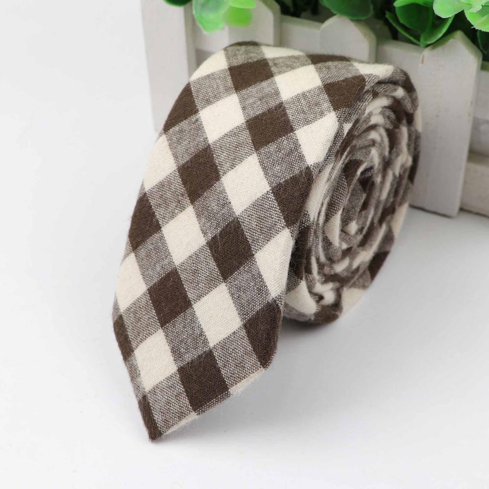 Slips klassisk rutig slips för män casual tartan k... – Grandado