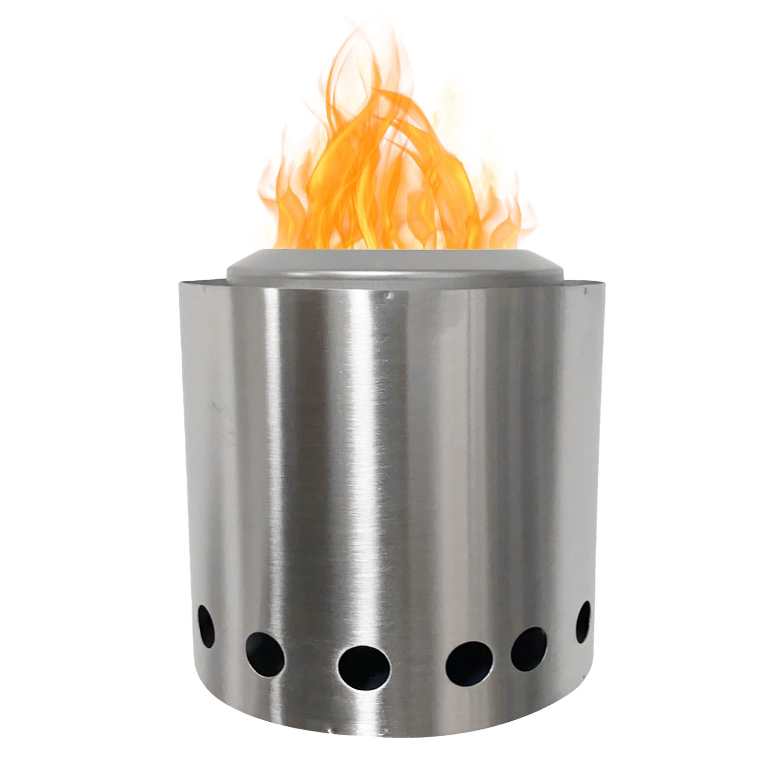 Stainless Steel Folding Furnace Outdoor Wood Stove Practical Portable Grill Stove Winter Heating Stove for Outdoor Camping