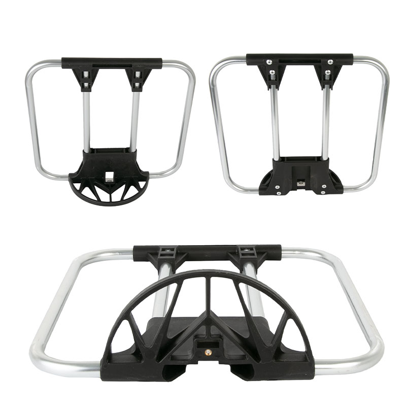Fietsvoorrekken voor Brompton vouwfietstassen Beugel Rugzakdrager Blok Plat frame Aluminiumlegering 38x30cm