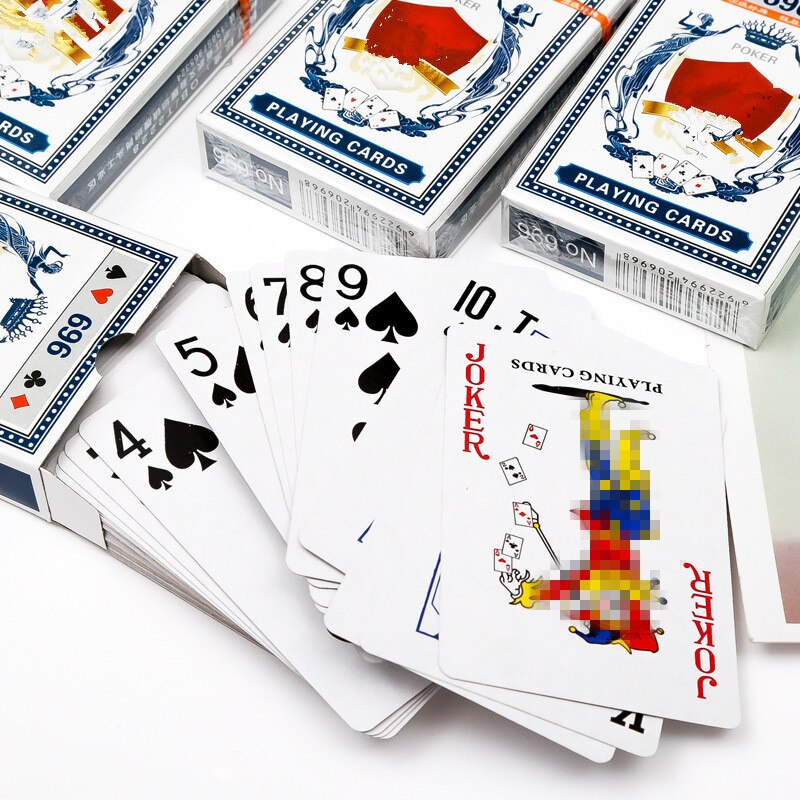Patroon Baccarat Plastic Waterdichte Speelkaart Spel Texas Poker Kaarten Board Games 90*60Mm Kaarten