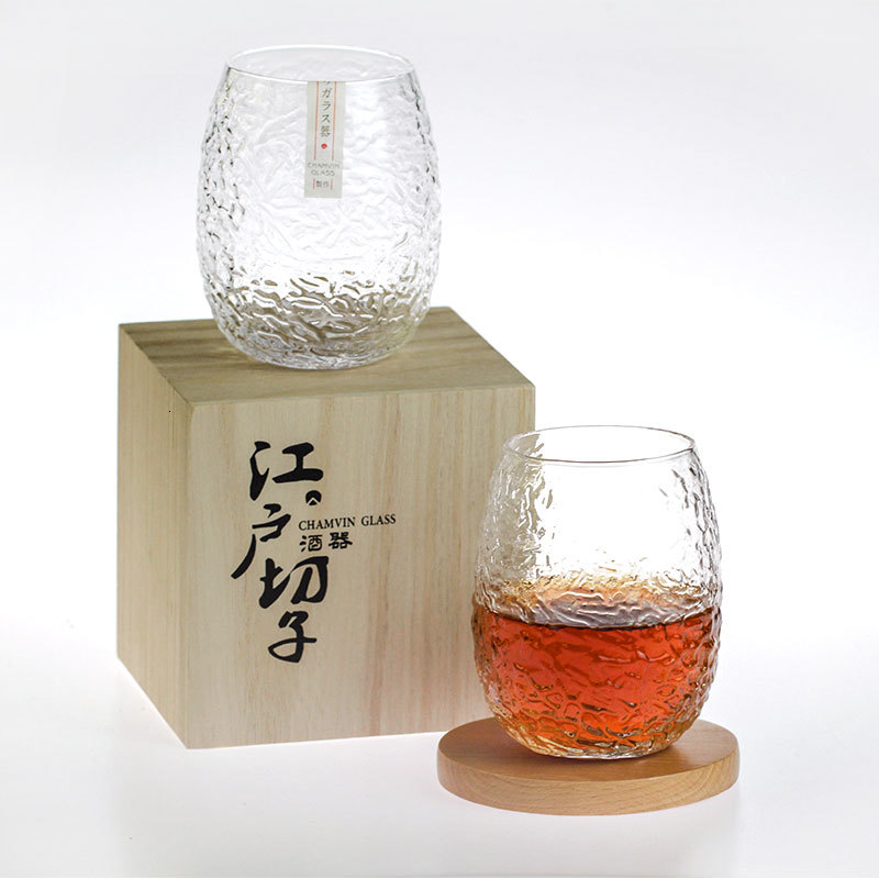 Ver à soie cocon marteau modèle manuel cristal Art vieux Verre à Whisky Verre Whisky Rock tasse bière vin verres à boire