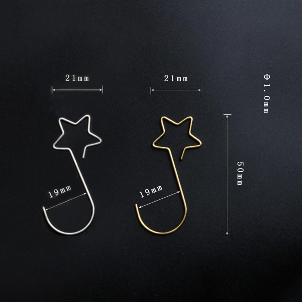 Crochet de suspension en forme de S, 20 pièces, crochet de suspension en métal pour arbre, motif étoile, pour couronne de noël, décoration d'arbre, pour la maison