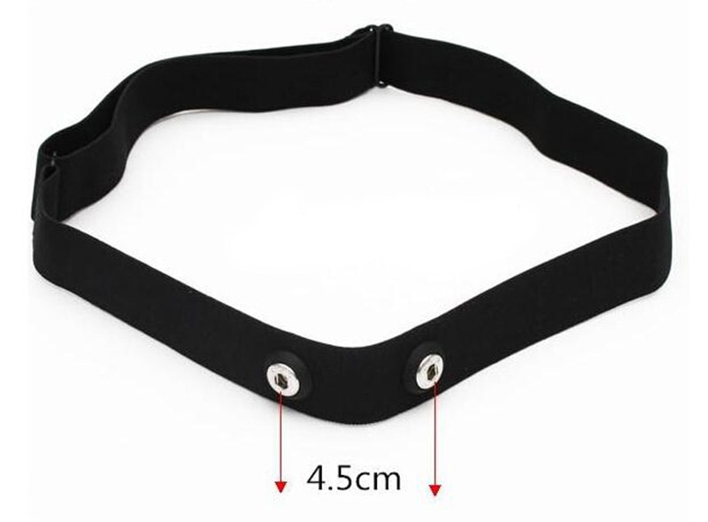 Heart Rate Monitor Sensor Strap Chest Belt for Garmin Wahoo Polar Heart Rate Belt for ANT+ Bluetooth 4.0 5.3K Heart Rate Belt