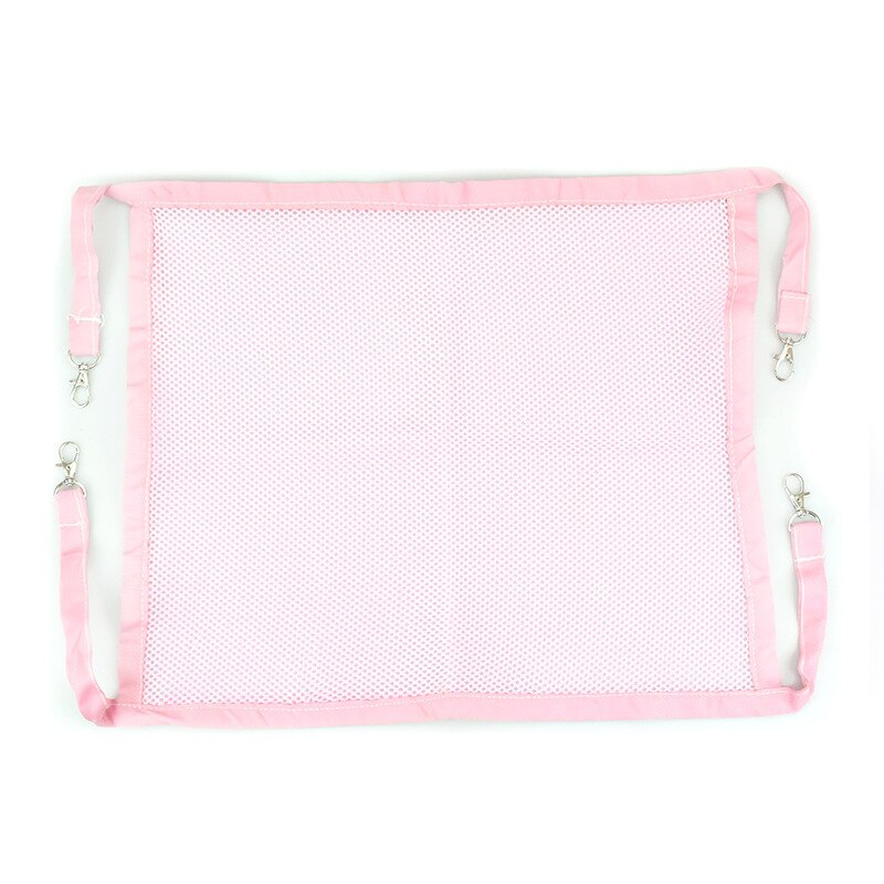 Cat Hammock Cat Climbing Frame Puppy Swing Flannel Mesh Cradle Pet Supplies: Pink / M
