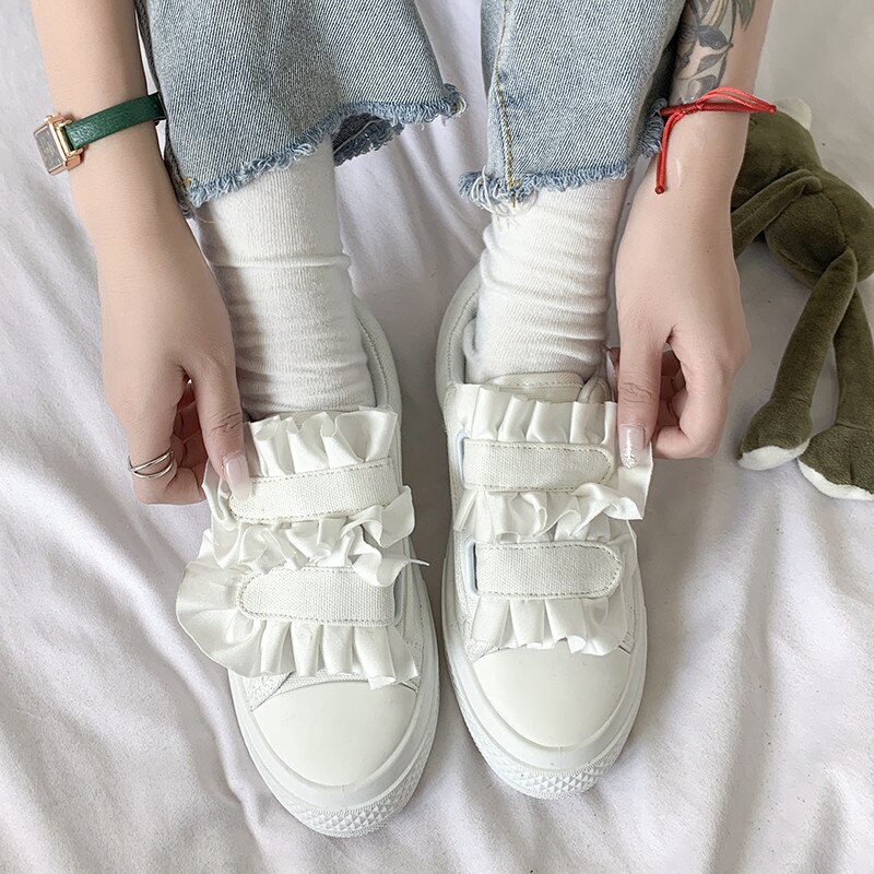 Ronde neus schoenen vrouw comfortabel en instappers casual dames sneakers modis ondiepe mond espadrilles platform instappers