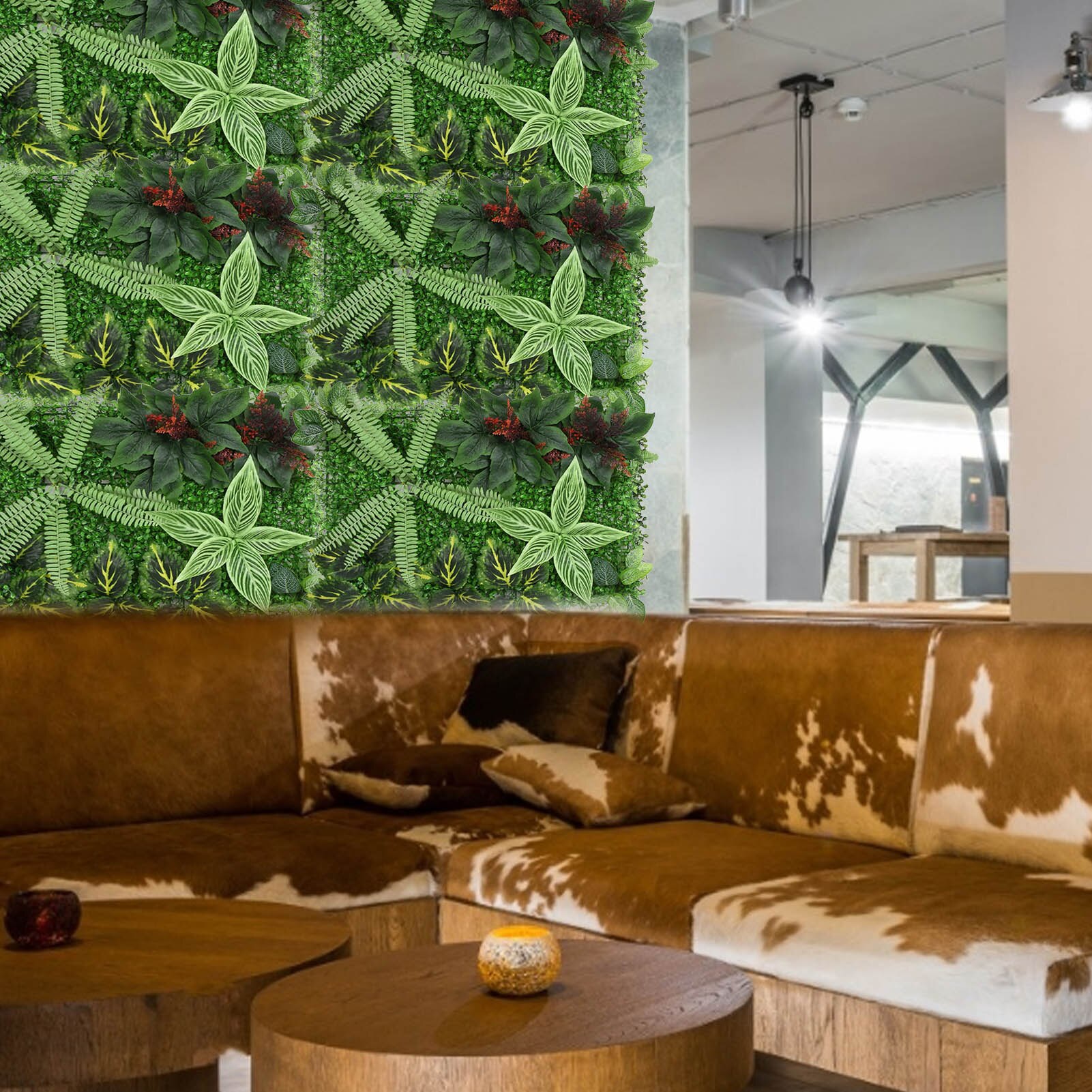 40*60cm Artificial Plants Panels Plant Privacy Hedge Screen Garden Decor Outdoor Garden Privacy Fence Decoration