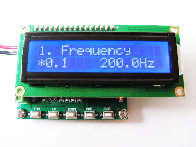 Hs380 trefaset sinusformet signalgenerator fasejusterbar 0 ~ 360 grader , 0.1 ~ 2000hz sensor