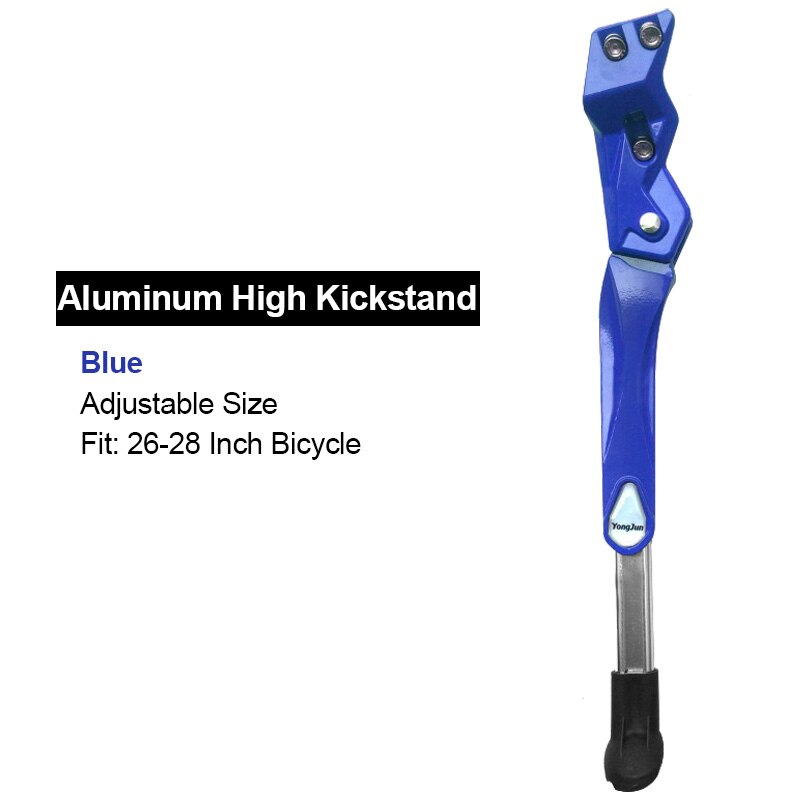 Mountain Road Bike Support Side Stand Foot Brace Durable Bicycle Stand Kickstand Parking Racks Bicycle Accessories: Blue High Kickstand