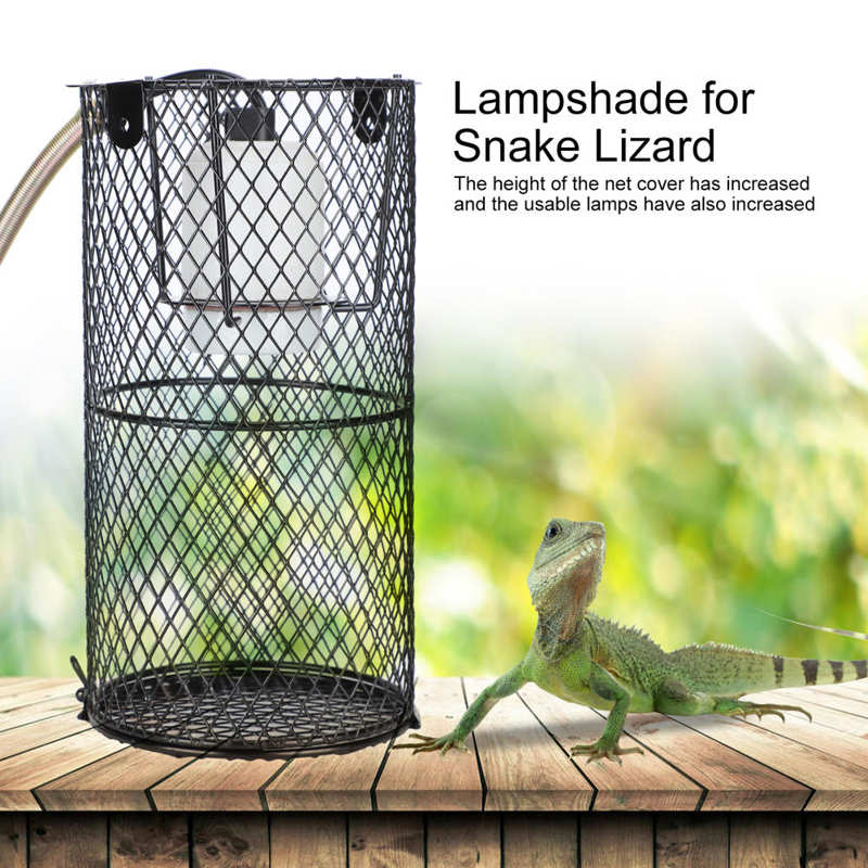Habitat eclairage Reptile Anti brûlure abat jour céramique chauffage support de lampe pour animal de compagnie serpent lézard tortue tortue lampe lézard
