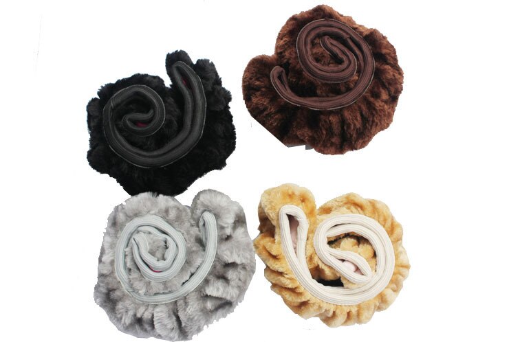 Universele zachte pluche auto stuurhoes interieur accessoires stuurhoes autostyling 37-38cm diameters