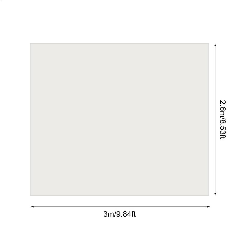 Zonnekap voor terras Zonwering Zonneschermen Luifel Onderdak 3x2.6m / 9.84x8.53ft Patio Bekleding voor Achtertuin Zwembad Dek Gazon