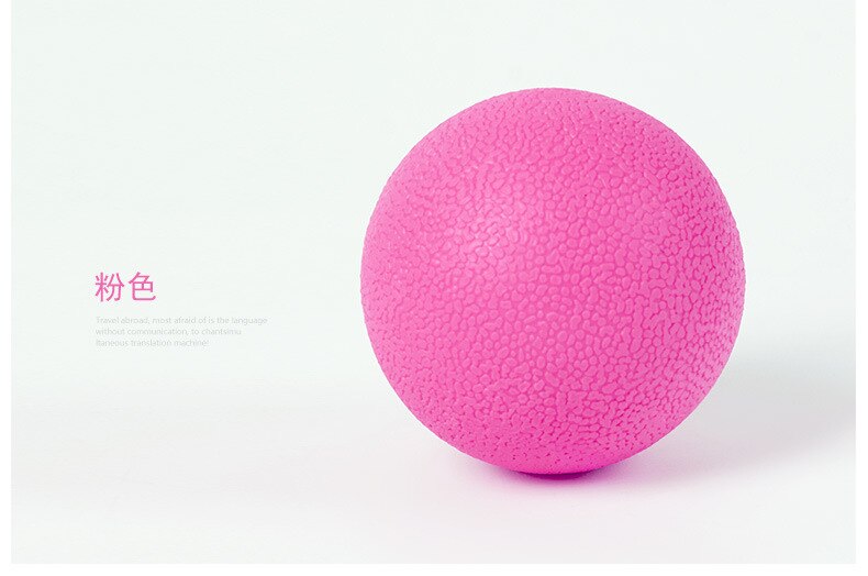 Profondo Rilassante Muscolare Palla Massaggio Palla Curvo Bastone di Massaggio Dei Punti di Agopuntura Massaggio Palla Guarigione Palla Massaggio Palla di Fitness: Fascia Single Ball Pieces Pink