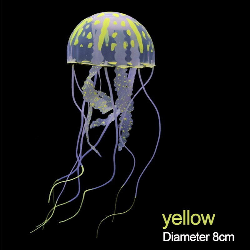 Aquariumdecoratie kunstmatig zwemmen lichtgevend effect kwallen aquariumdecoratie simulatie fluorescentie kunstmatige simulatie