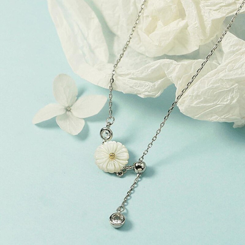 Cavigliere KOFSAC Fashion in argento Sterling 925 per gioielli da donna nuovo romantico conchiglia Daisy Girl accessori per san valentino regalo