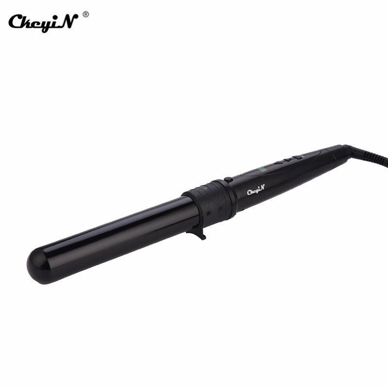 LCD Digital Perm Ceramic Hair Curler 19mm 32mm Large Waver Curly Hair Waver Roller Fast Heating Curling Iron Wand: 32mm