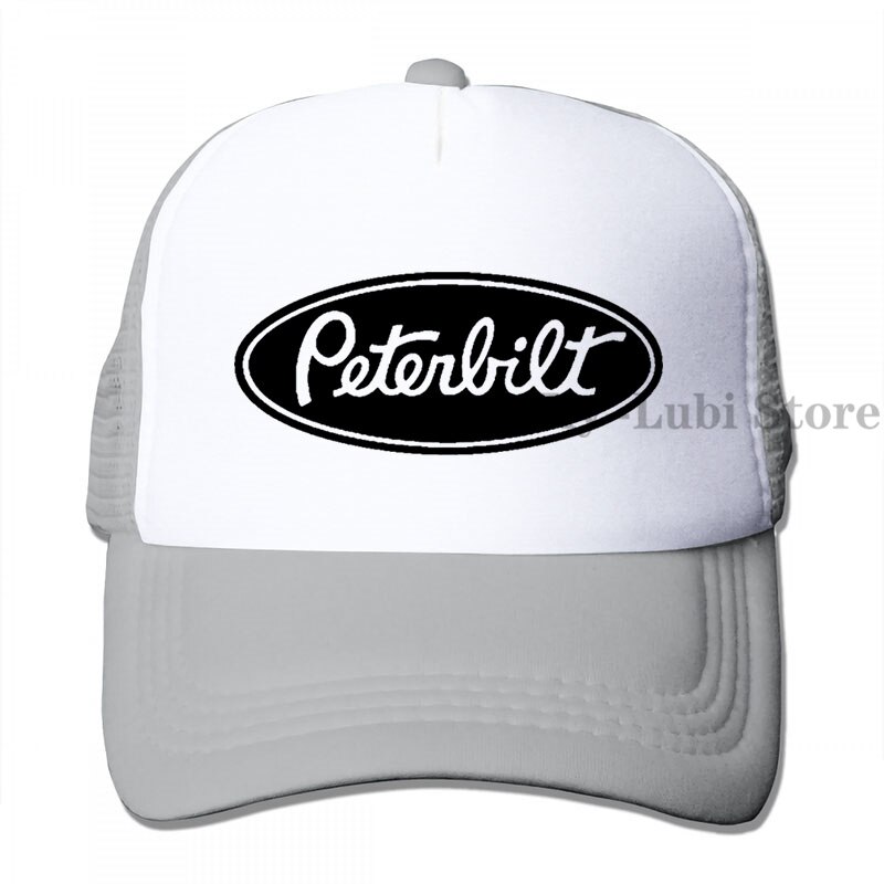 Peterbilt Aftermarket Baseball cap men women Trucker Hats adjustable cap: 3-Gray