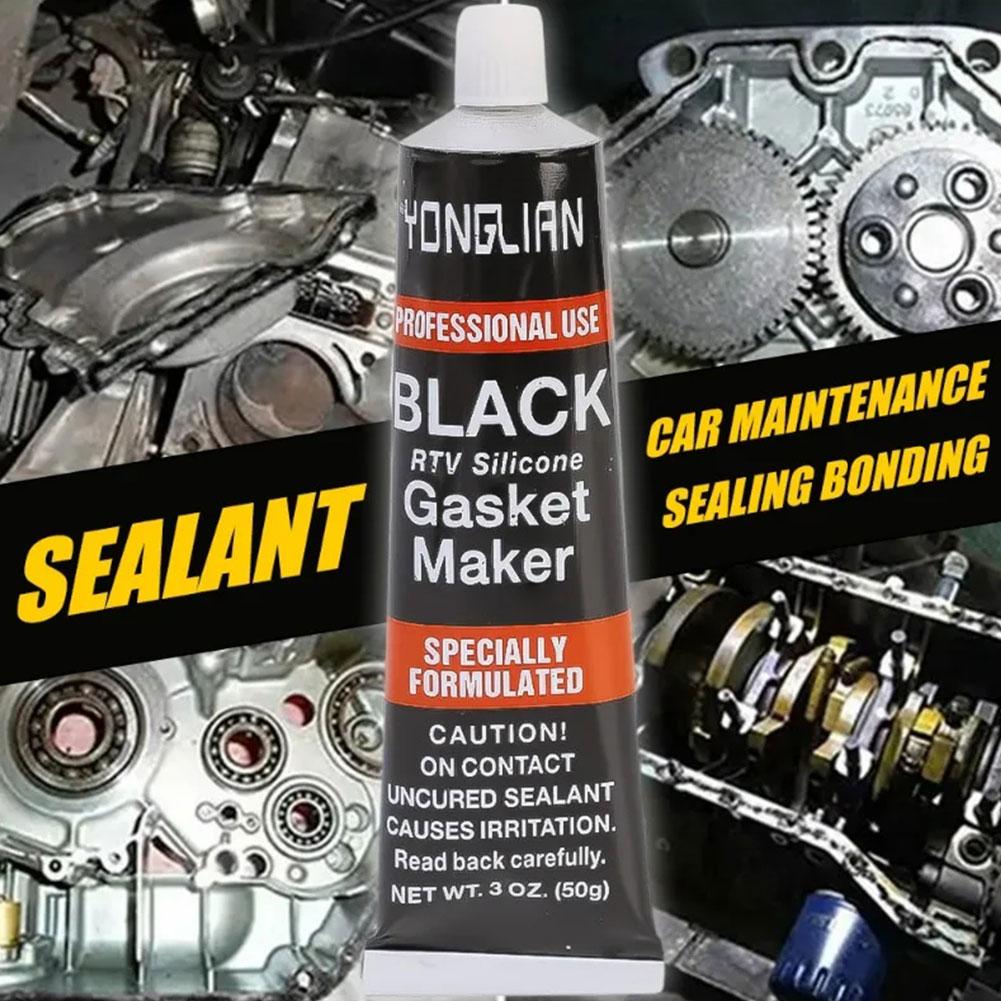 Automotive Gasket Sealant Liquid Gasket Sealer Engine Sealants Black Liquid Gasket Sealer Oil Resistant Gasket-Free Car Sealant