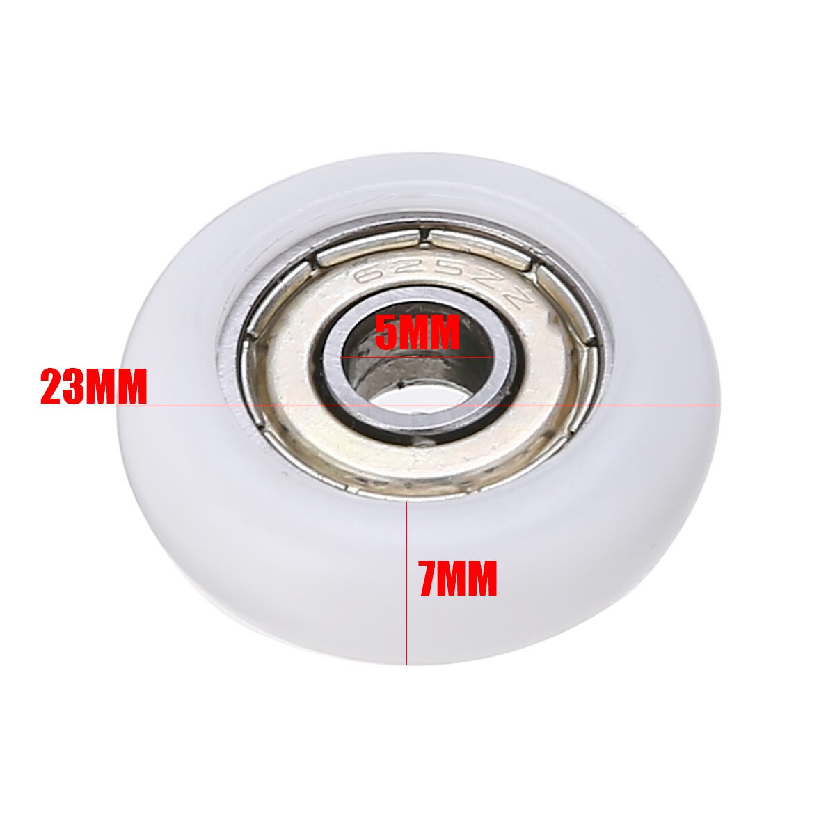 10 stk badeskap rullehjul dusjrom tilbehør lager rullehjul diameter plastdør erstatning 23mm diameter