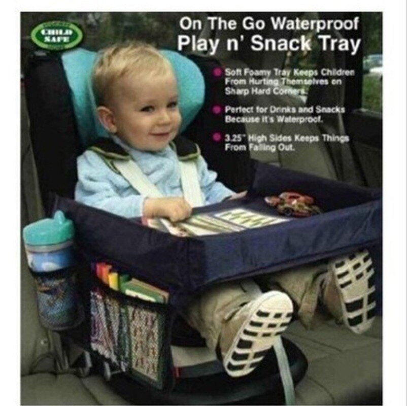 Til børn opbevaringsbord bil hjem simpelt sammenklappeligt opbevaringsbord bilsæde beskyttelsesbord barnesædeovertræk indkøbskurv
