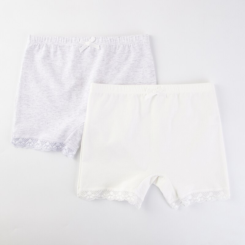 2 pz/lotto cotone bambini biancheria intima mutandine pizzo pantaloni di sicurezza pantaloncini per bambini vestiti delle ragazze del bambino 2-10Y