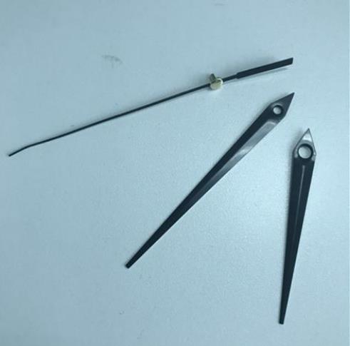 Precision shaft Silent Wall Clock Quartz Movement Mechanism DIY Wall Clock Quartz Clock with black/gold/silver Hand: black / 17mm  8.6mm