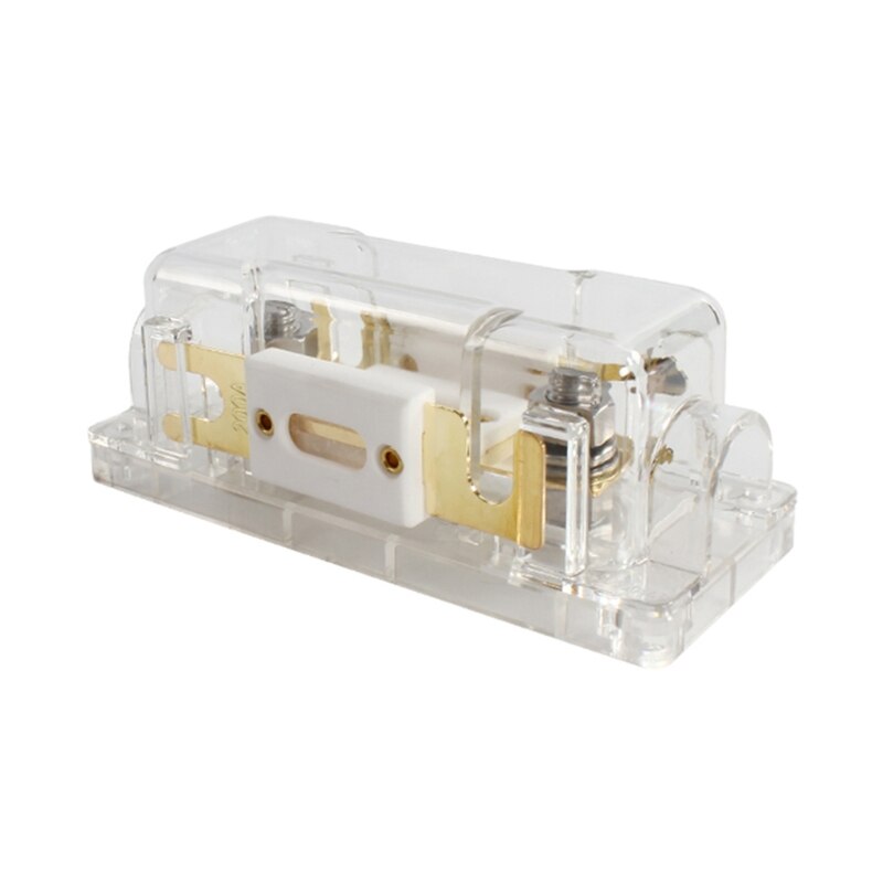 Universal Automotive Fuse for RV Travel Trailer Motorhome Transparent Fuse Holder Wearproof Bolt-on Fuse