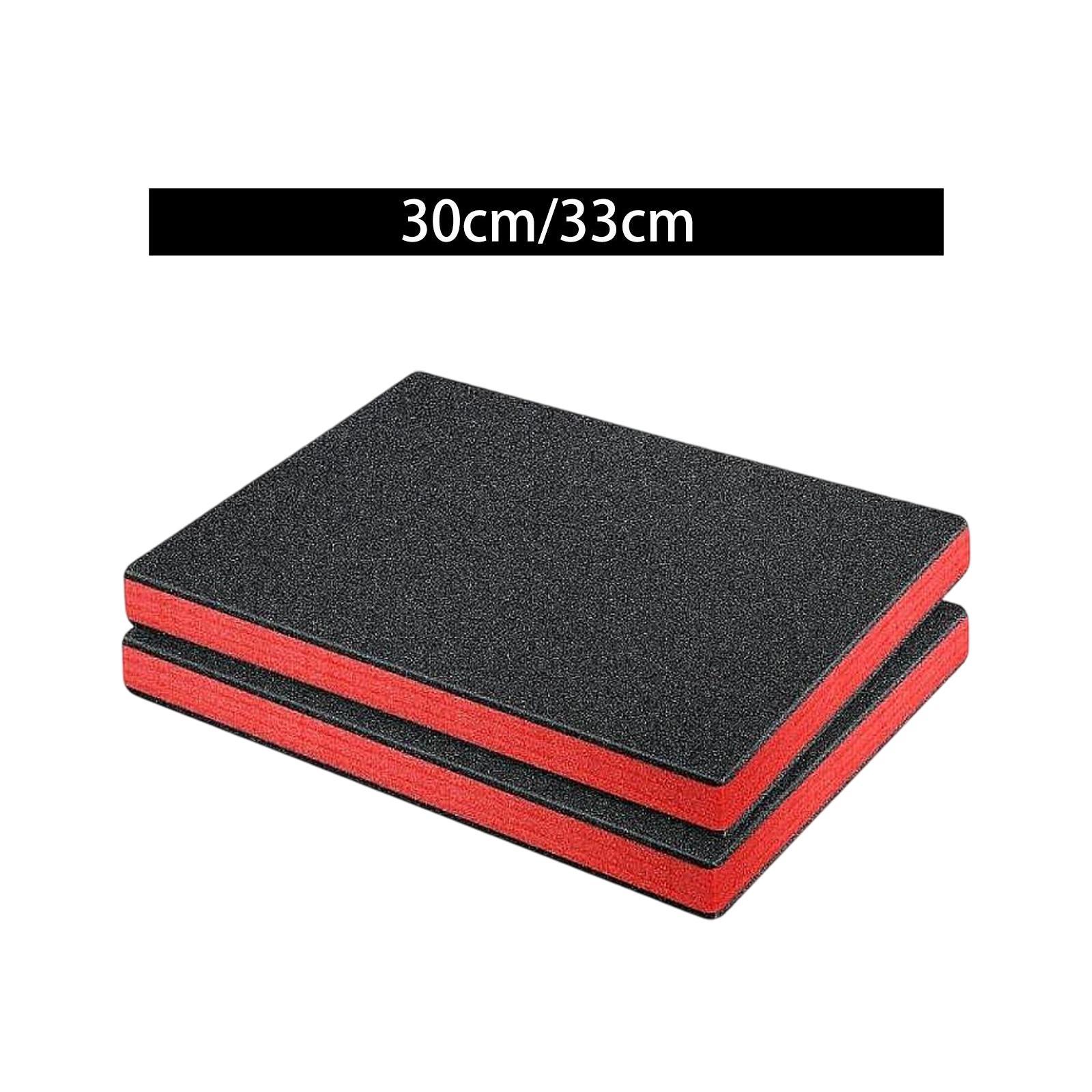 2 Pieces Tool Box Foam Insert Tool Box Liner Non Slip Shockproof Practical Epe