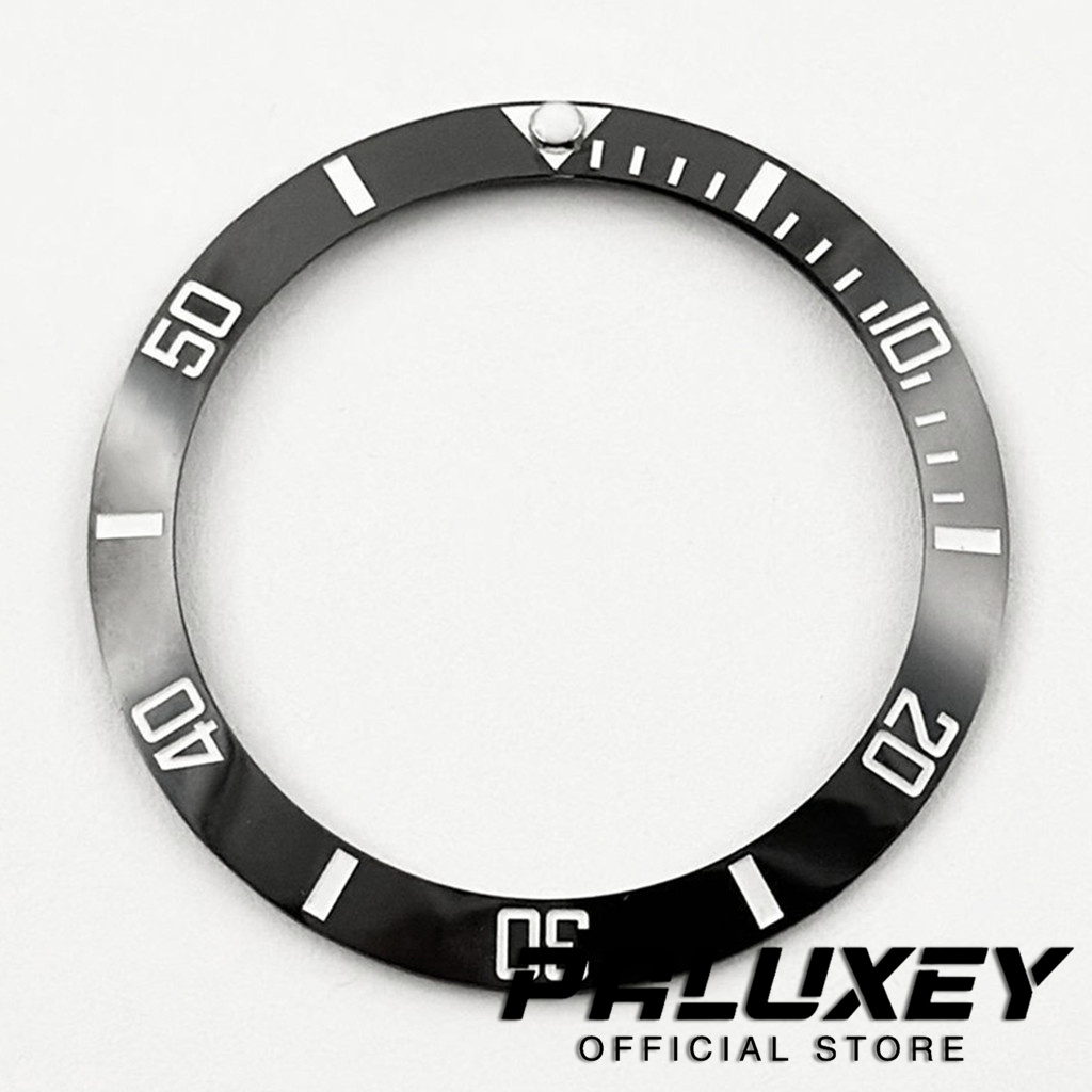 Blue BGW9 Lume C3 Lume 38MM Luminous Black Blue Green Ceramics Bezel Sloping Diving Watch Insert Fit Sub Watch Case Insert Ring
