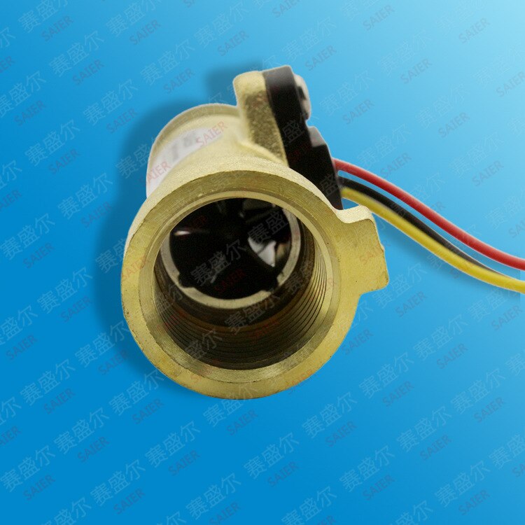 Water Flowmeter Flowmeter Brandstofmeter Hall Flow Sensor Inductieve Schakelaar Teller Indicator G1/2 DN15mm 1-30L/Min DC4.5V-18V