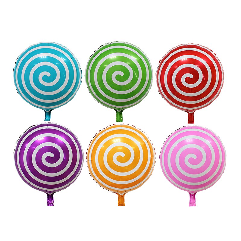 Ballon rond en aluminium, 18 pouces, gonflable, à l'hélium, pour anniversaire, pour décoration de fête d'anniversaire, jouets de
