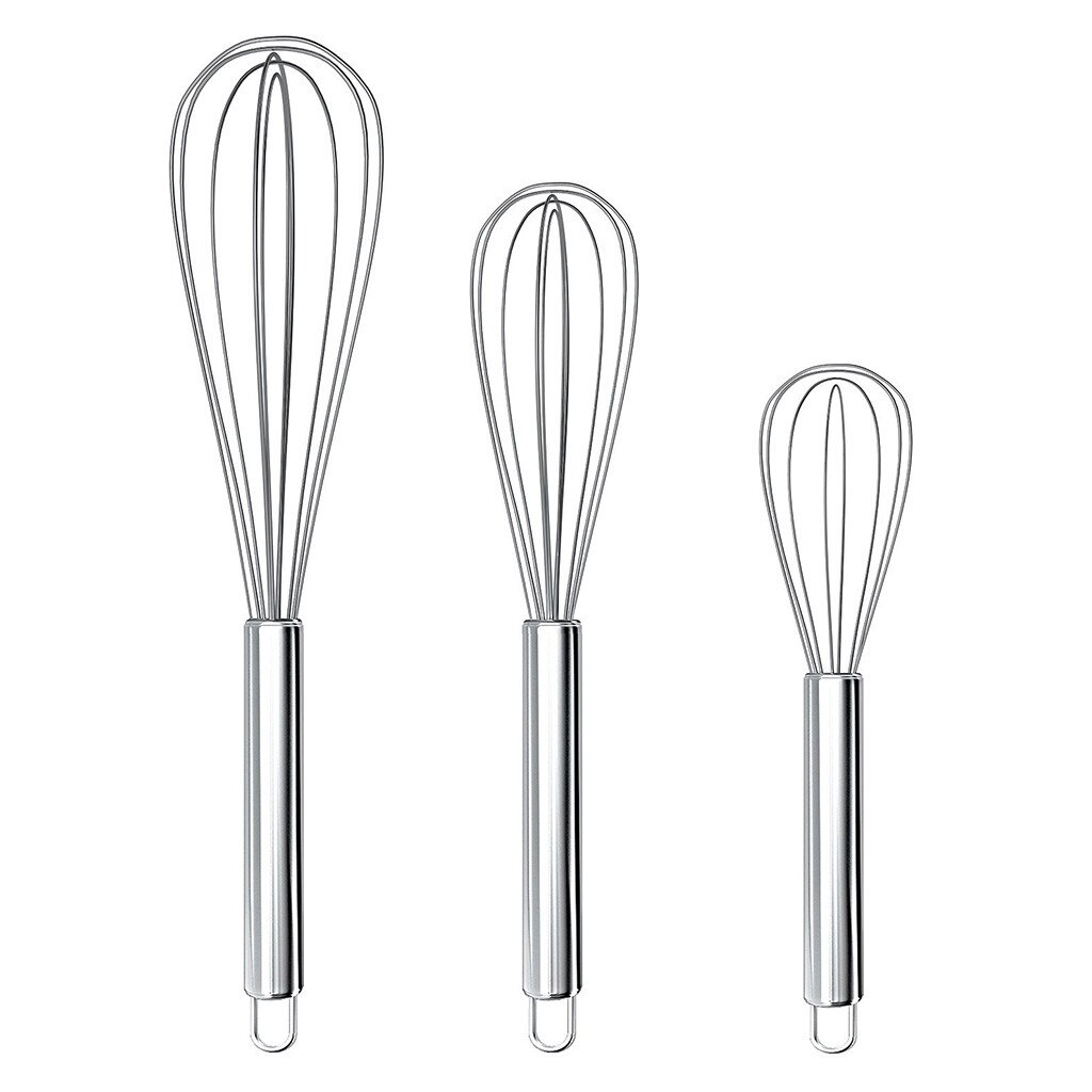 Multicolor Stainless Steel Silicone Egg Whisk - Non-Stick Kitchen Mixer Beater