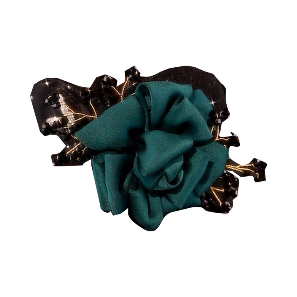 Easy Bun Creator Hair Bun Maker Women's Hair Styling Accessories Flower Fishtail Rhinestone Bun Maker Feather Curler Fast Snap: Blue