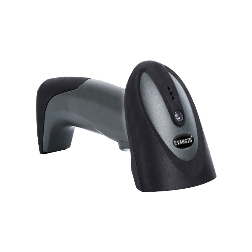 Smart 2D Draadloze Coms Handheld Barcode Scanner Qr 2.4Ghz PDF417 Code Reader Hoge Barcode Reader Met Geheugen evawgib