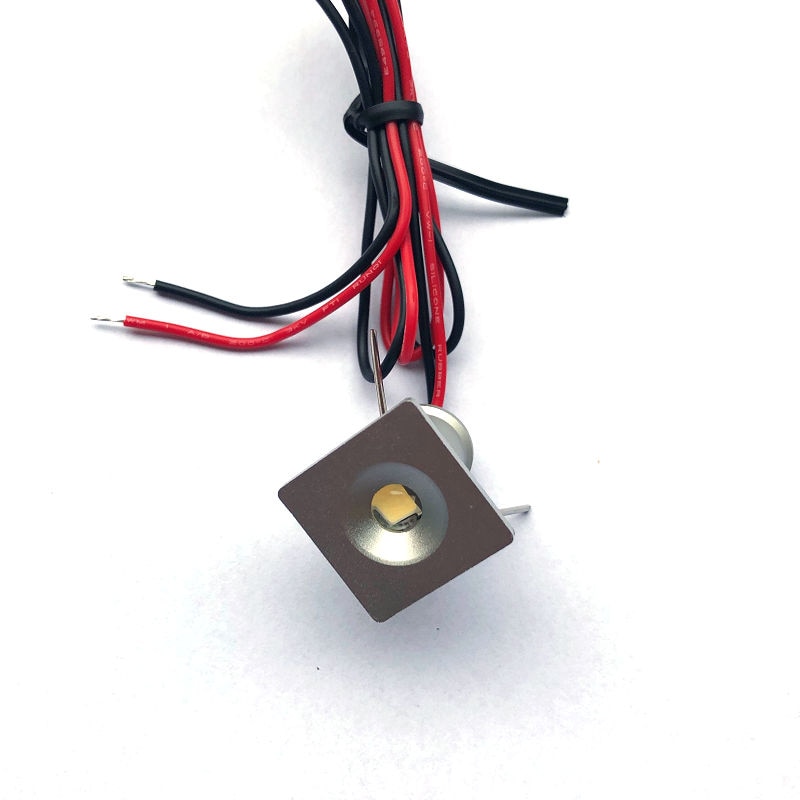 9 Uds 1W cuadrado IP65 Mini LED Downlight jardín exterior baño pasillo techo bombilla de luz focalizada iluminación para sauna CE