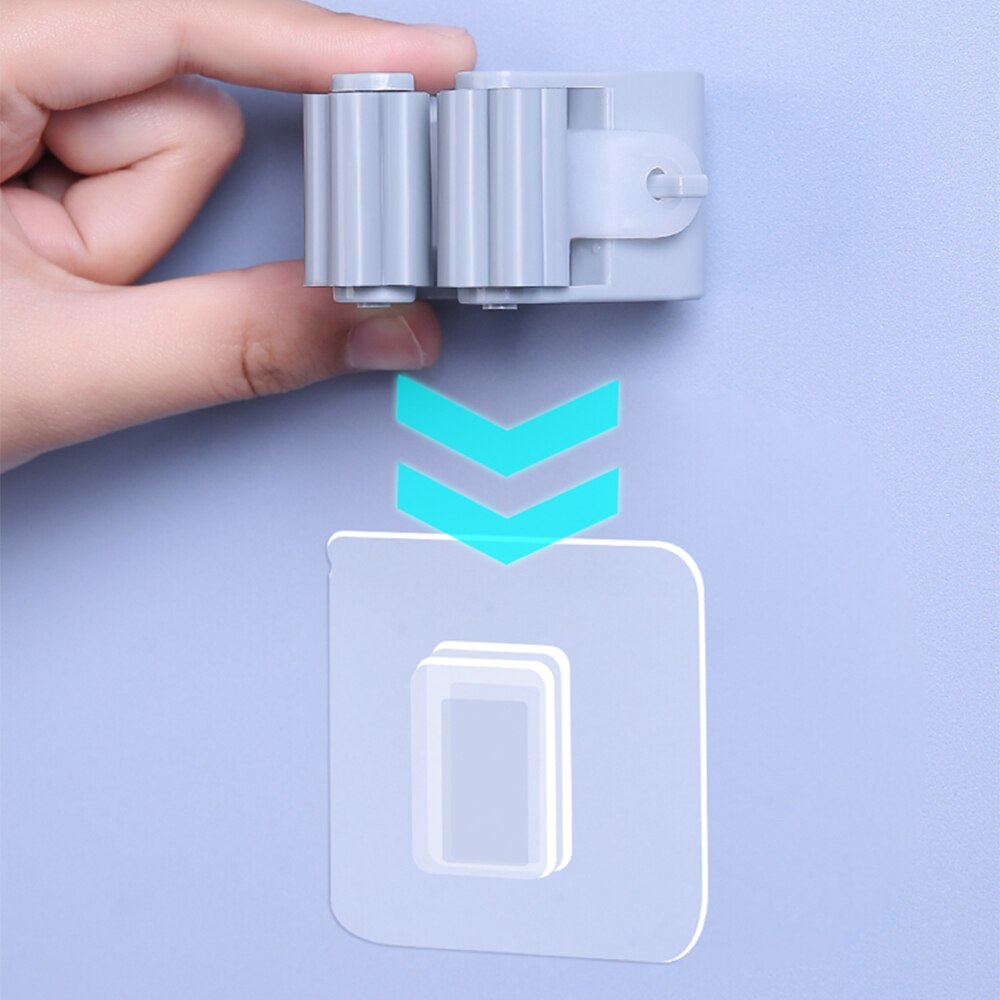 Dweilhaken traceless badkamer dweilhaak bezemplank dweilklem badkamerhaken badkamerhouder douchehaken