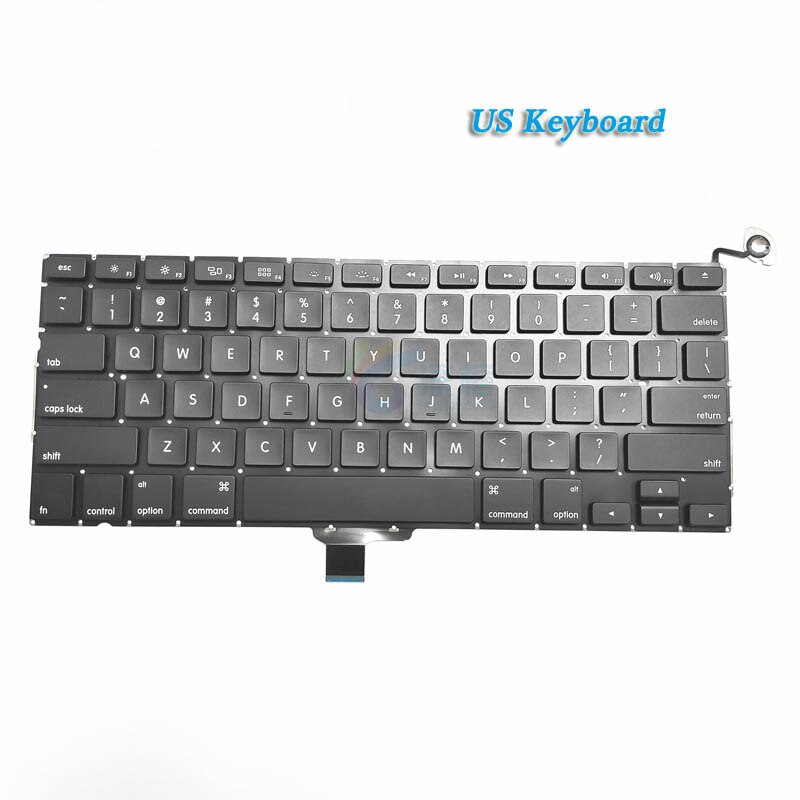 Klawiatura A1278 dla Macbook Pro laptop 13 "US/UK/francuski/hiszpański/niemiecki/rosyjski/włoski/koreański/turecki/arabski klawiatura 2009-2012