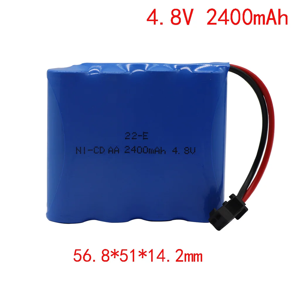 4.8 V/6 V/7.2 V Ni-CD Batterij Oplaadbare Batterij AA Batterij Gebruikt voor Speelgoedauto Dump Truck Vierwielaandrijving Legering Klimmen Auto: Bordeaux